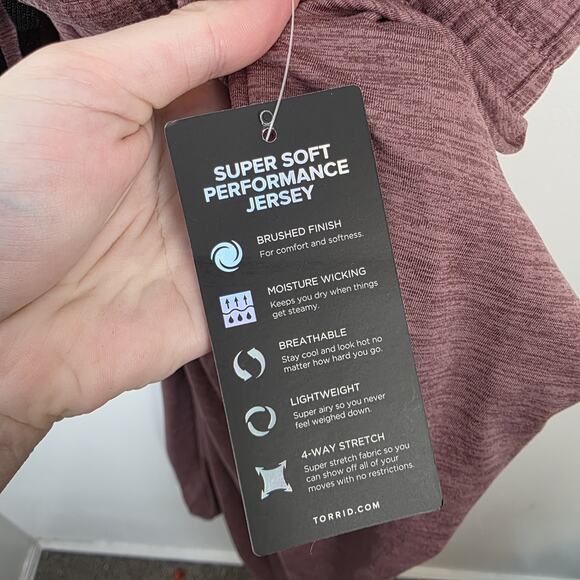 Torrid Purple Super Soft Performance Jersey Relaxed Active Joggers Size 4X - Picture 4 of 9